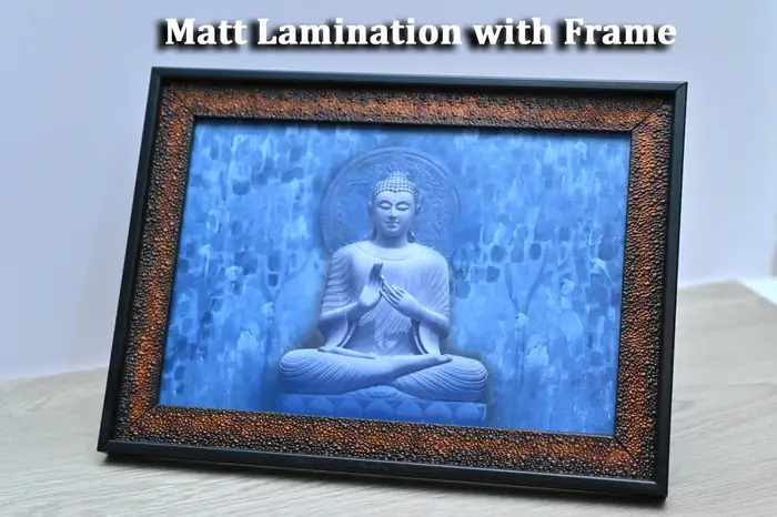 Zen serenity Buddha wall frame